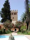Gran patio Kasbah de Chefchaouen, Marruecos.