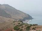 La costa de Aouchtame Bni Said por ir a Tetuán, Marruecos.