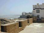 Las murallas de la ciudad, Essaouira, Marruecos.