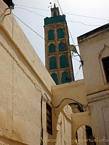El minarete de la Gran Mezquita, Meknes, Marruecos.
