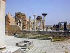 Panorama en el Capitolio, Volubilis, Marruecos.