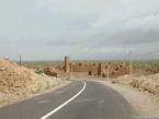 Tormenta eléctrica después de la sequía en el valle del Draa, Marruecos.