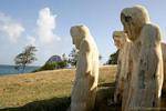 Trabajo de Laurent Valere, memorial de la esclavitud, Anse Caffard, Martinica.