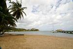 Tartane Beach en la península de La Caravelle, Martinica.