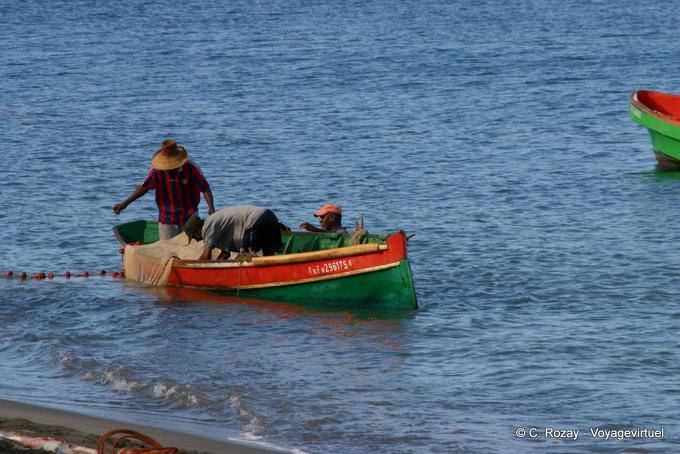 Los pescadores de un barco - Martinica