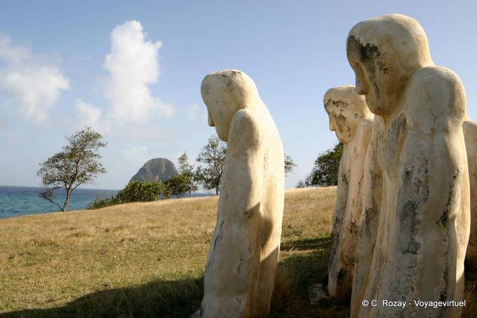 Trabajo de Laurent Valere, memorial de la esclavitud, Anse Caffard - Martinica