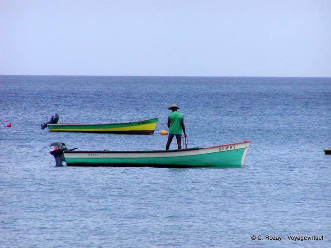 El barco y el pescador, Anse Turin - Martinica