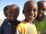 Boghé sonrisa de los niños de Mauritania, Mauritania.