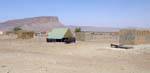 Camino de la Esperanza, lona casa a la espera de la casa de concreto, Mauritania.