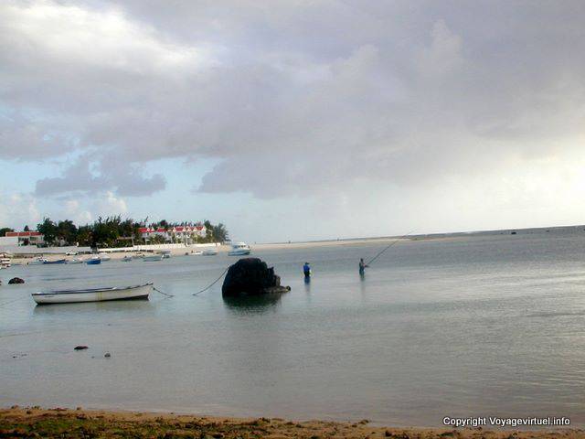 A la pesca, Flic en Flac, Mauricio.