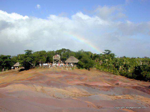 La ceniza volcánica, Chamarel, Mauricio.