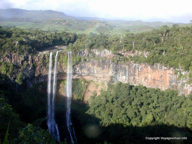 La cascada de Chamarel, Mauricio.