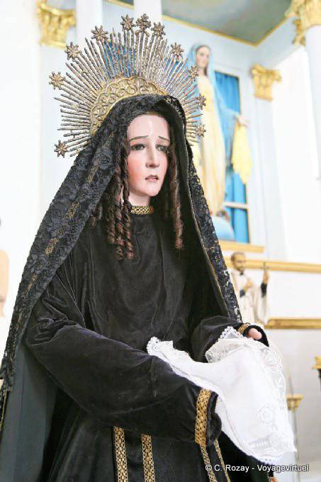 Lágrimas Vírgenes, Museo de Arte Sacro, Catedral, Campeche - Mexico