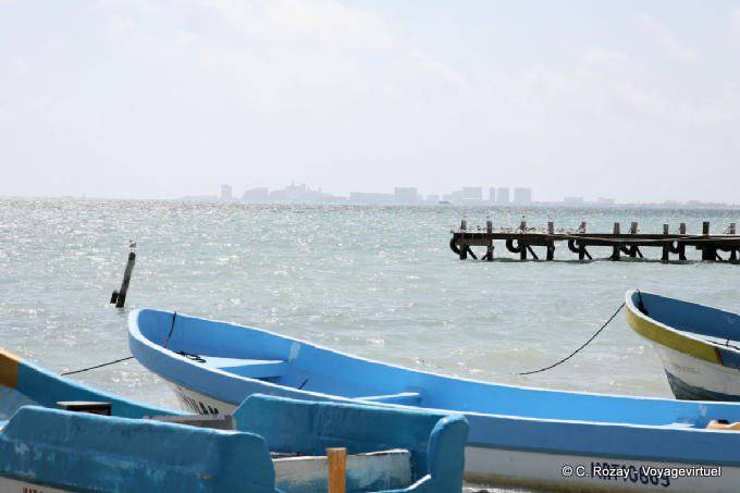 Los barcos del pontón, Puerto Juárez - Mexico