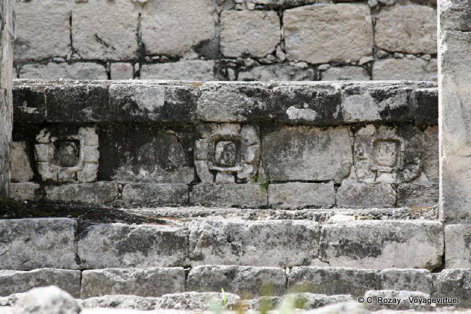 Piedra banco, Chicanná - Mexico