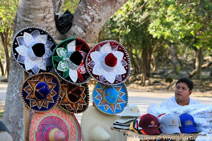 Vendedor Sombrero, de Chichén Itzá - Mexico