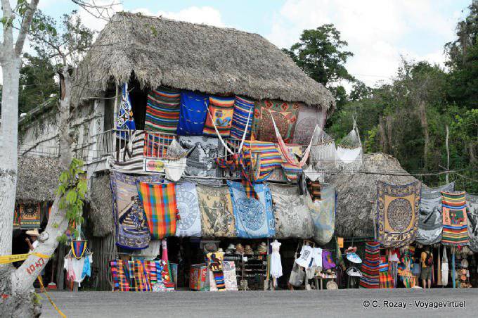 Tienda turística típica, Cobá - Mexico