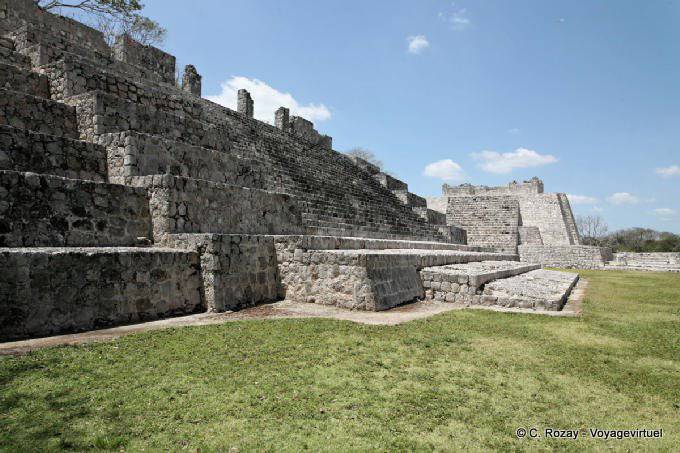 Acrópolis de la Luna, el Templo del Sur, Edzná - Mexico