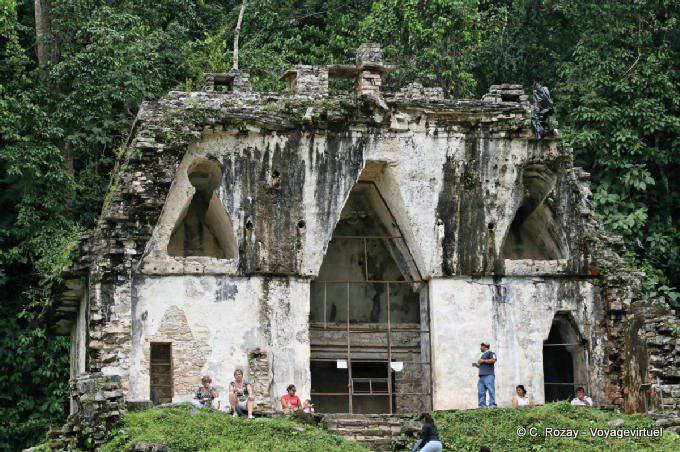 Mirador del Salón de la Cruz Foliada, Palenque - Mexico