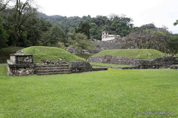 Panorama en el Juego de Pelota, Palenque - Mexico