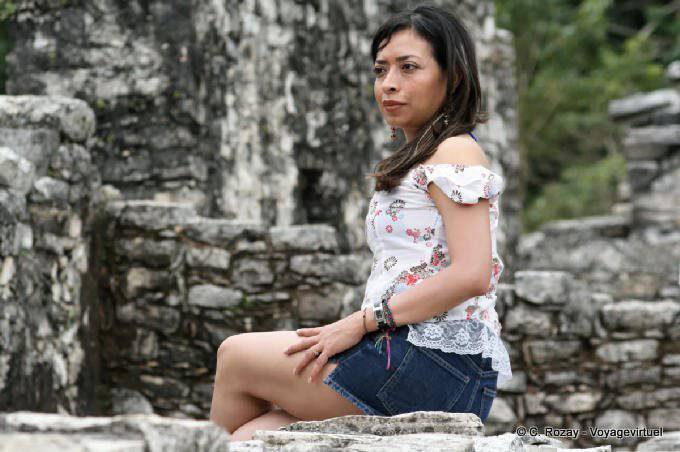 Retrato de la estrella mexicana, Palenque - Mexico