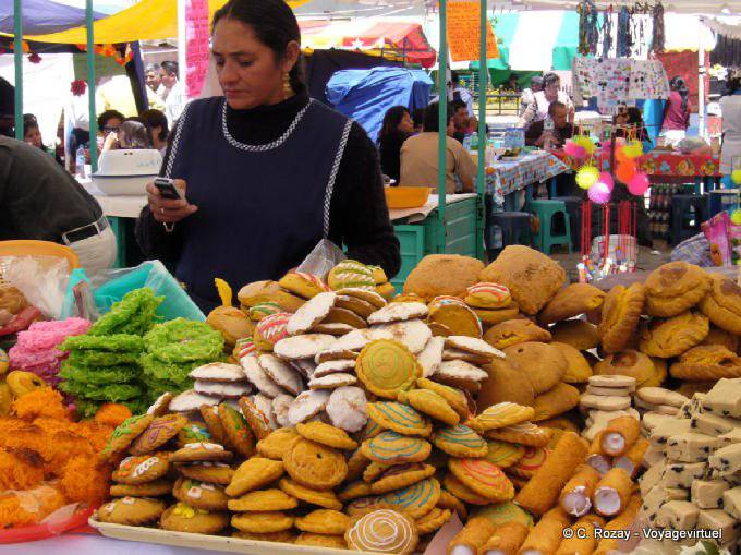 Los productos horneados a granel, festival, San Cristóbal de Las Casas - Mexico