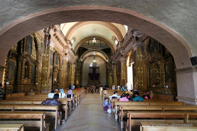 Nave modo barroco Salomón, Iglesia de Santo Domingo Nave San Cristóbal de Las Casas - Mexico