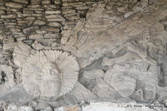 La era del Sol, el fresco de las cuatro épocas, Tonina - Mexico