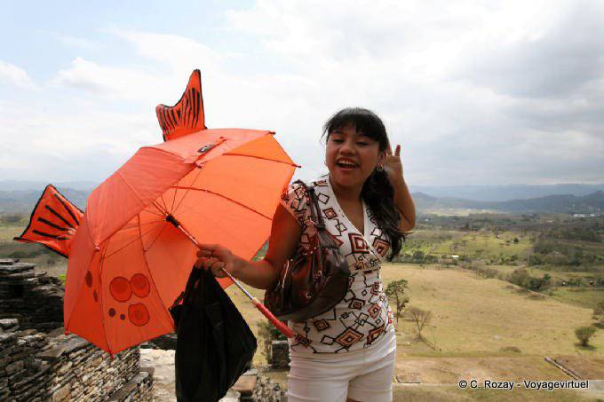 Paraguas mexicana original, Tonina - Mexico