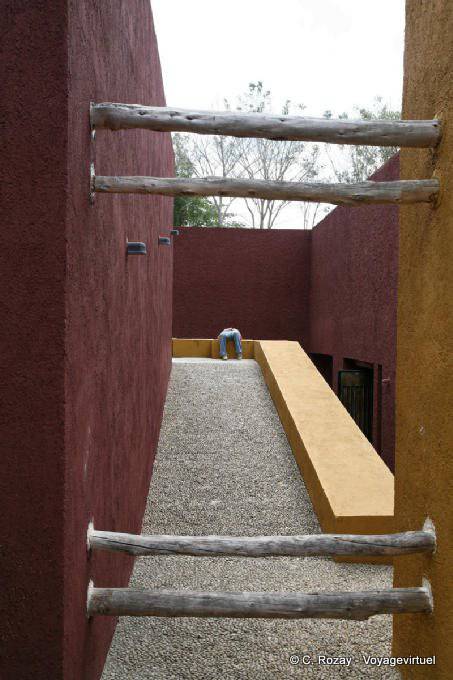 Siesta arquitectónico exterior Tonina Museo - Mexico