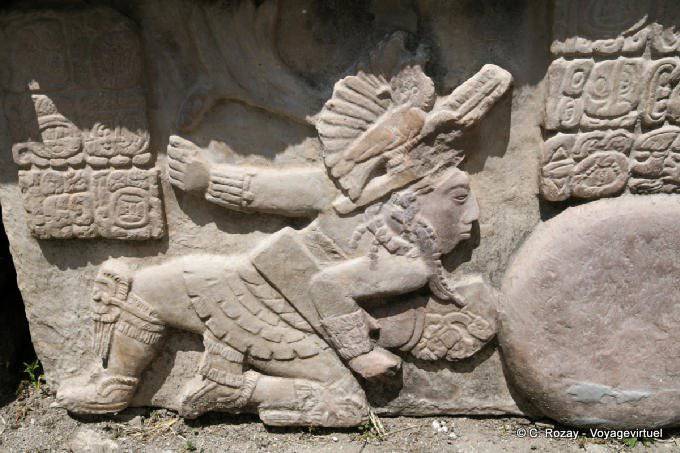 El pelotari dejó la escultura, la Tonina - Mexico