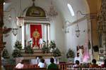 Altar de la Iglesia del Santo Nombre de Jesús, calle 55, Campeche, Mexico.