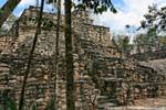 Subir a la pirámide, Grupo B Coba, Mexico.