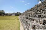 Los pasos de la gran sala, Nohochná, Edzná, Mexico.