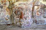 Templo de los Mascarones, el Dios de la puesta del sol, Edzná, Mexico.