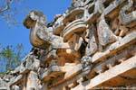 Labná, Mascaron dios Chac, Mexico.