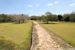 El Sacbé o camino blanco de las tierras bajas mayas, Labná, Mexico.