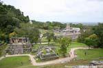 Panorama de la Ciudad Prehispánica, Palenque, Mexico.