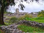 Panorama del Palacio, Palenque, Mexico.