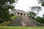 Templo de la Cruz: el explorador Frederick Waldecken hizo su hogar durante dos años, Palenque, Mexico.