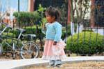 Niño mexicano en la Plazuela del Cerrillo de San Cristóbal de Las Casas, Mexico.