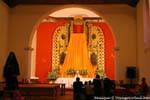 Altar de la iglesia de San Nicolás, San Cristóbal de Las Casas, Mexico.