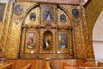 Retablo barroco dedicado a la Virgen, Iglesia de Santo Domingo, San Cristóbal de Las Casas, Mexico.