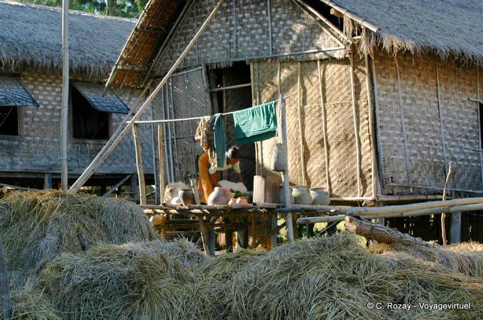 Casa típica, Nyaung Shwe, Lago Inle - Myanmar (Birmania)