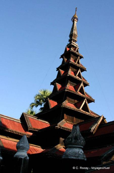 Pisos pagoda, Bagaya INWA (Awa), Mandalay - Myanmar (Birmania)