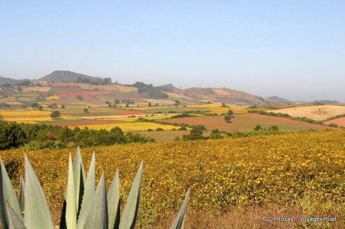 Paisajes de colores alrededor de Pindaya - Myanmar (Birmania)