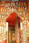Detalle de la Shwezigon Pagoda, Bagan, Birmania.