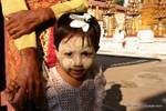 Thanaka Niño, Bagan, Birmania.