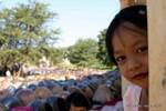 Los ojos de Birmania Bagan, Birmania.
