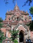 El Templo Gawdawpalin, Bagan, Birmania.